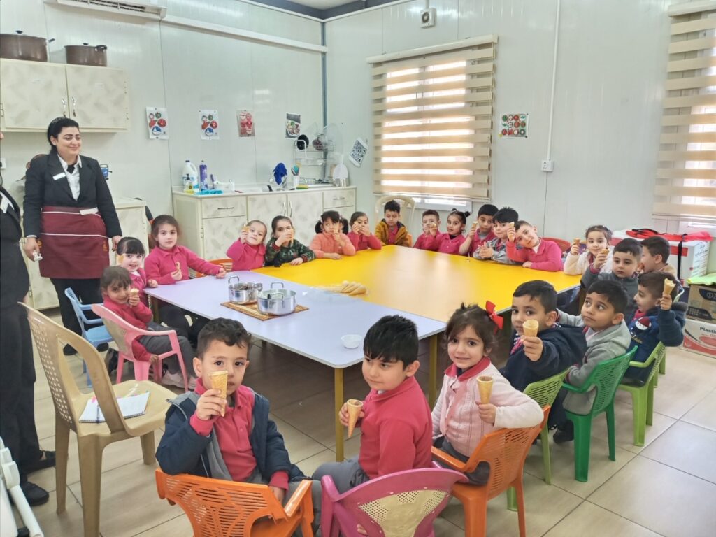 Bait al tifl kleuterschool, ankawa, irak © acn