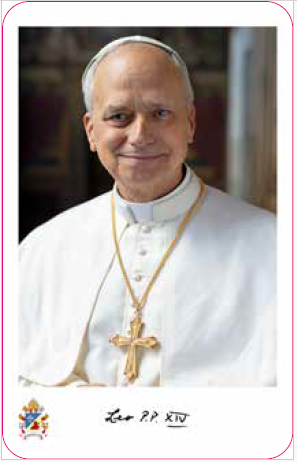 Kaartje paus Leo XIV
