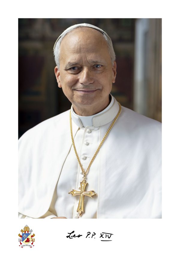 Fotokaart paus Leo XIV
