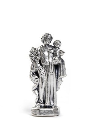 Beeldje heilige jozef in reisformaat.