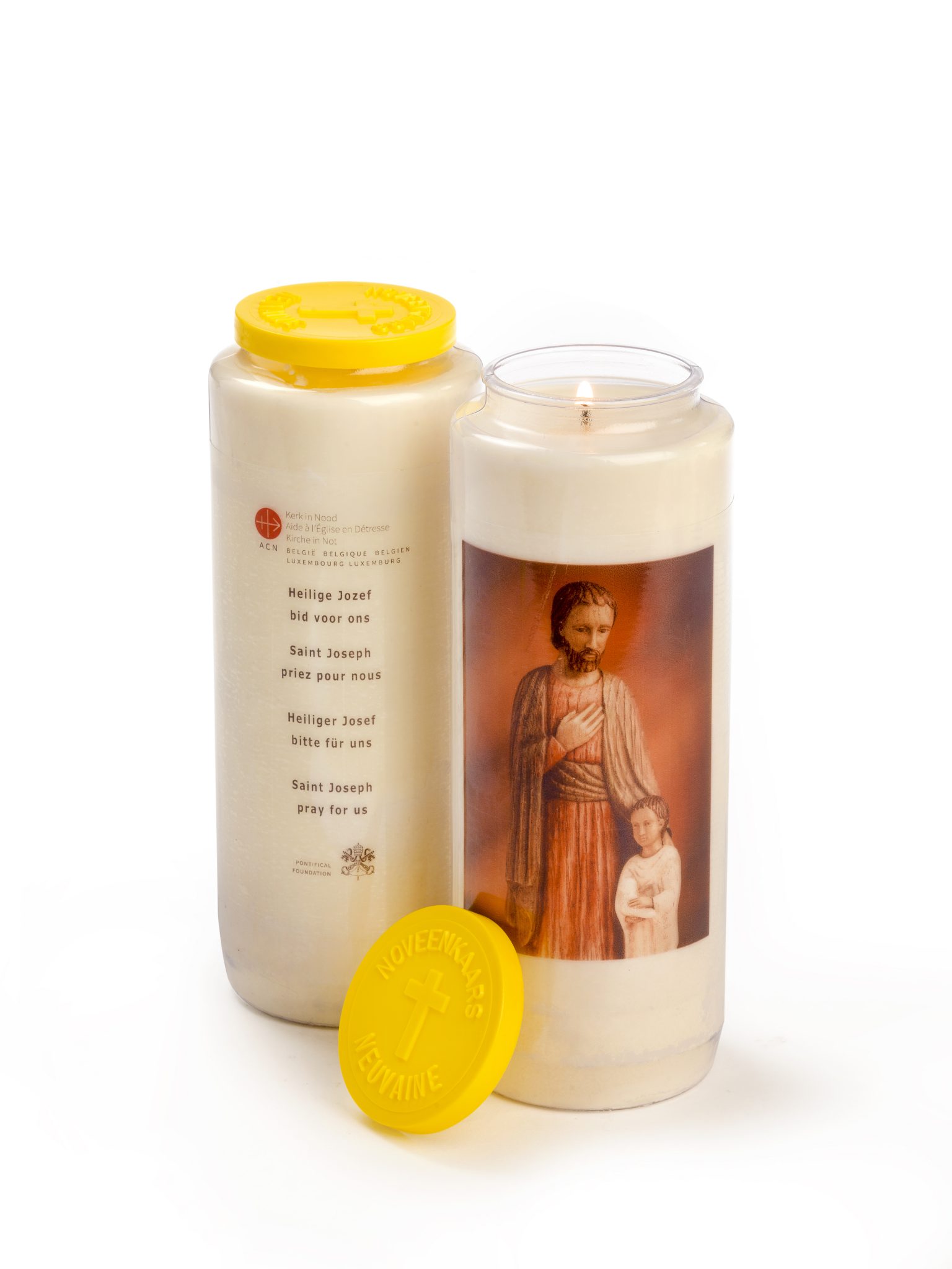 Noveenkaars ‘heilige jozef, bid voor ons’ 1 Noveenkaars ‘heilige jozef