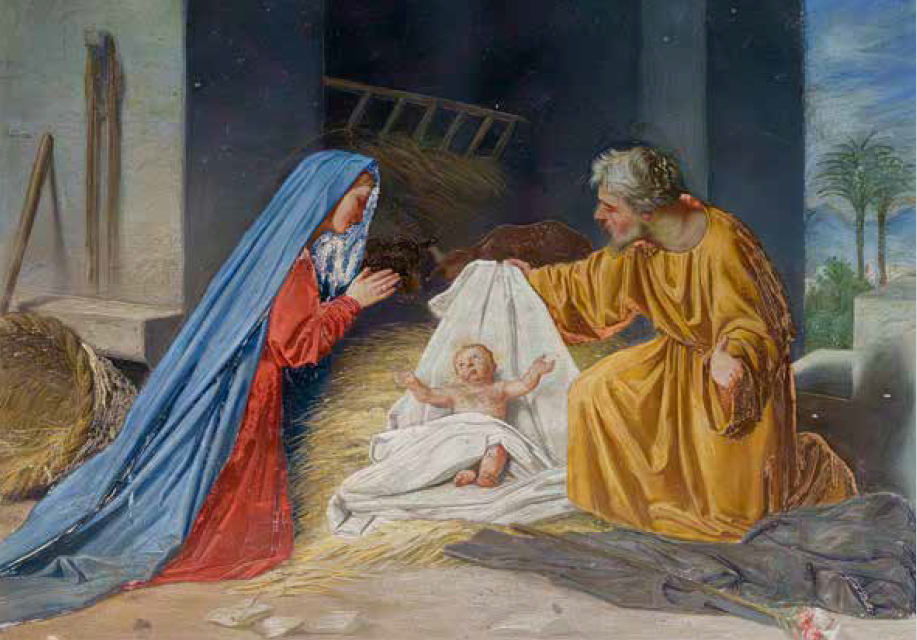 Kerstkaart Heilige Familie