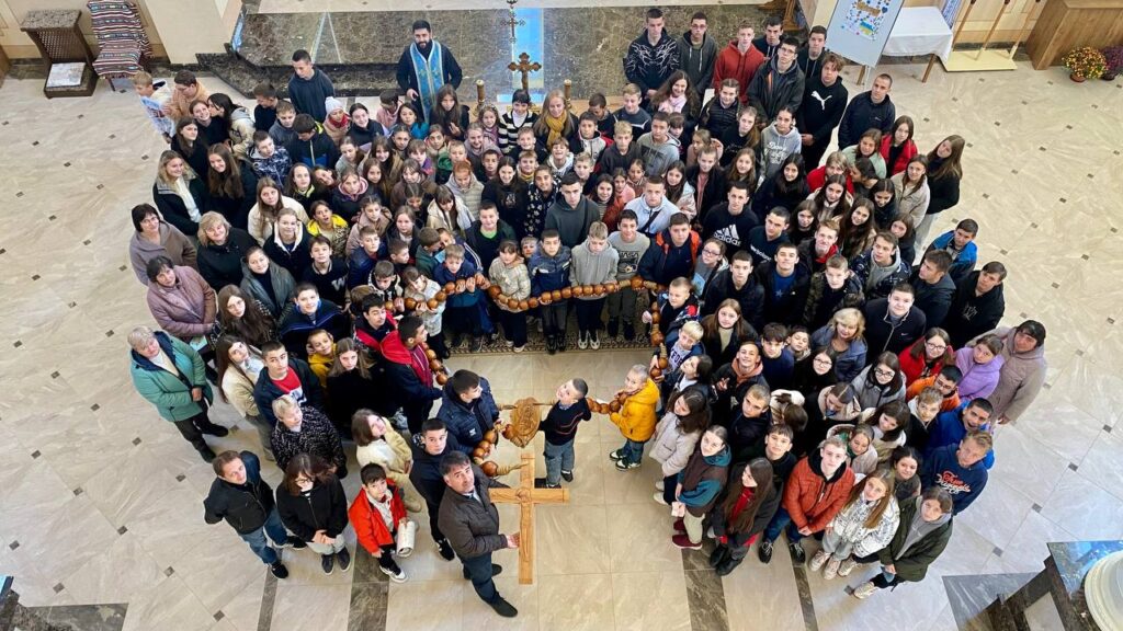 Rosenkranzgebet für einheit und frieden in der erzdiözese iwano-frankiwsk, ukraine