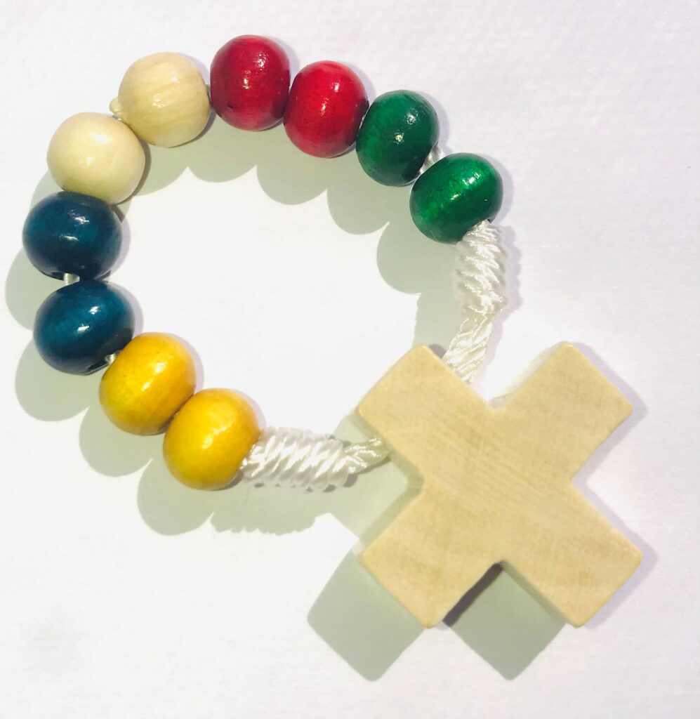 Gekleurd tientje 2 Gekleurd tientje een miljoen kinderen bidden de rozenkrans lr