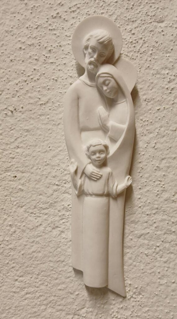 Heilige familie in ivoor