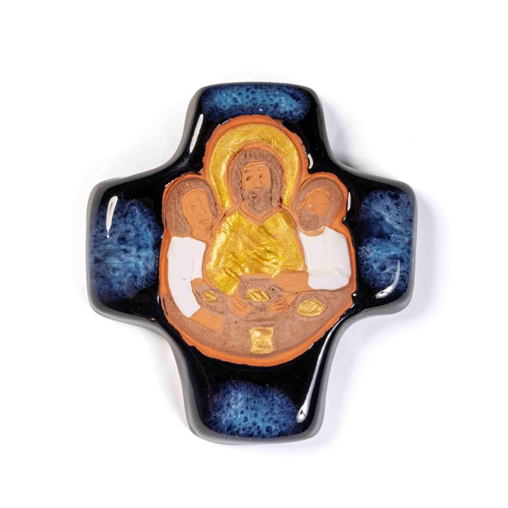 Kruis aardewerk emmausgangers lr