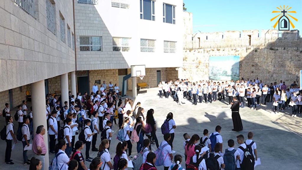 Katholieke school in gaza heropent voor 1. 000 leerlingen na bijna drie jaar oorlog 1 Acn 20260916 210655