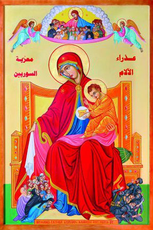 Gebedskaart vervolgde christenen